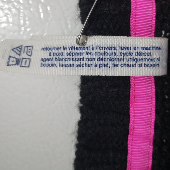 Aeropostale Ladies One Size Pink Black White Grey Round Neck Poncho - Picture 7 of 10